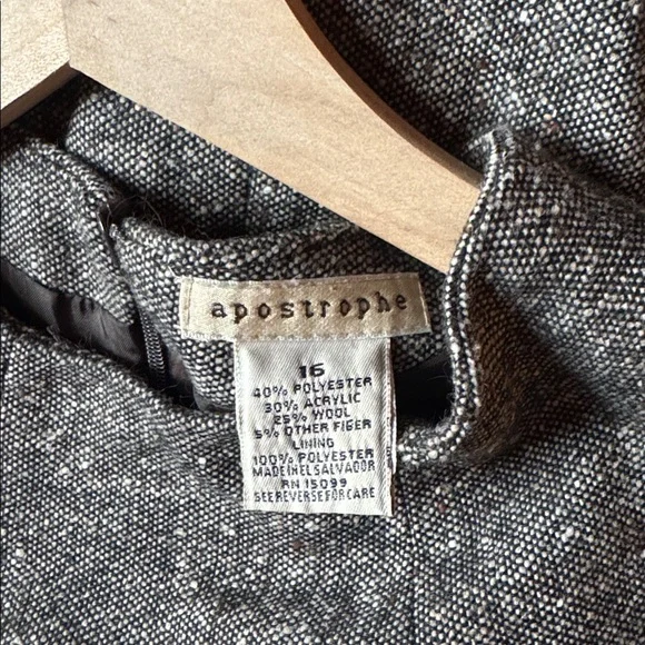 Apostrophe Tweed Dress - Picture 2 of 3